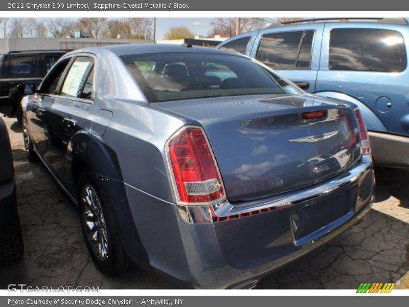 Sapphire Crystal Metallic / Black 2011 Chrysler 300 Limited