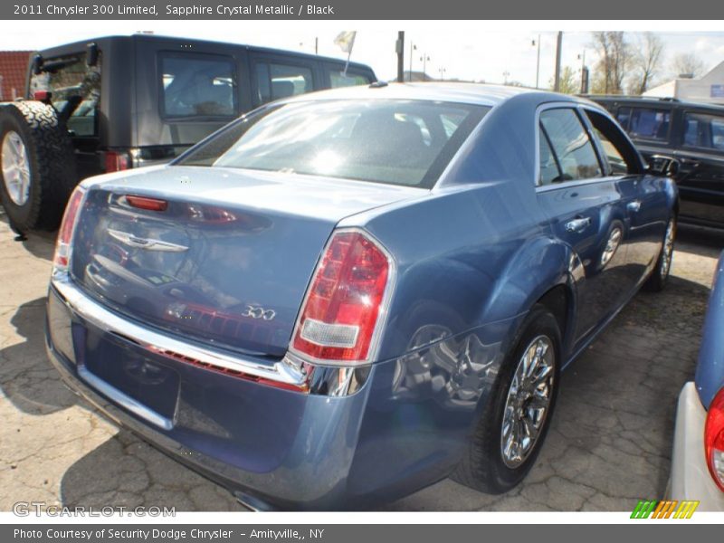 Sapphire Crystal Metallic / Black 2011 Chrysler 300 Limited