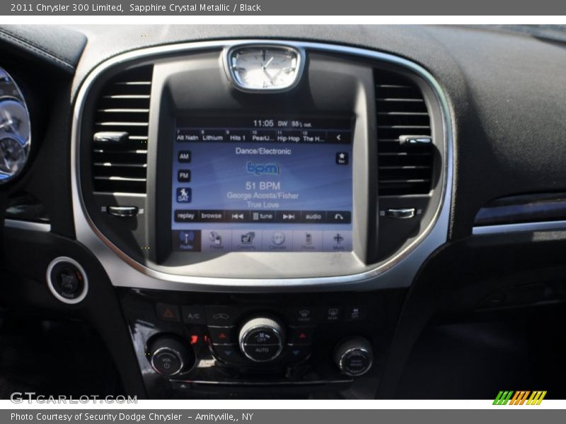 Sapphire Crystal Metallic / Black 2011 Chrysler 300 Limited
