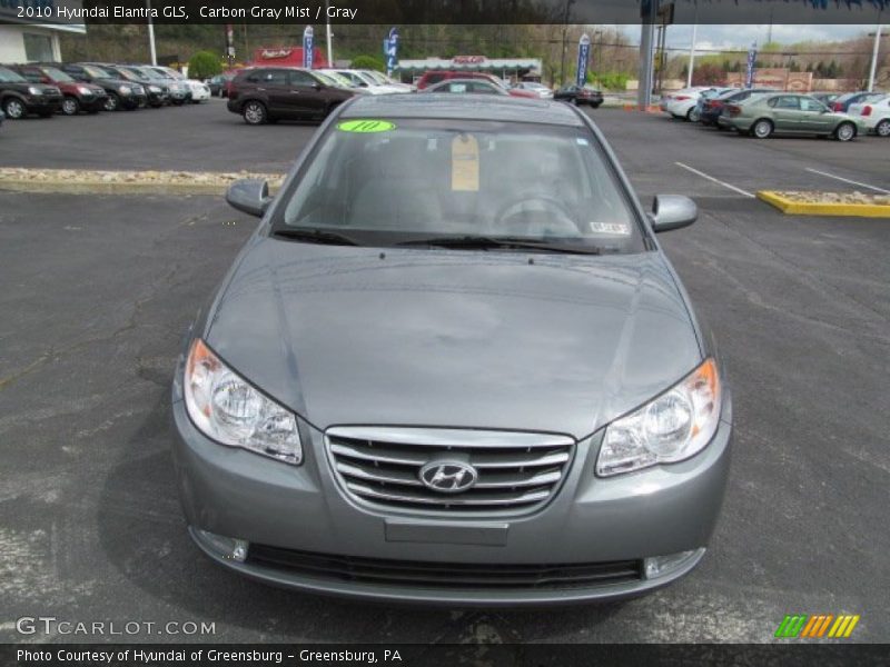 Carbon Gray Mist / Gray 2010 Hyundai Elantra GLS