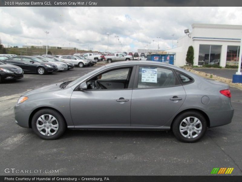 Carbon Gray Mist / Gray 2010 Hyundai Elantra GLS