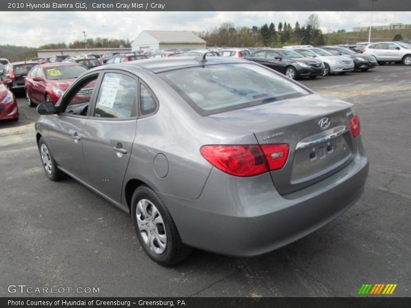 Carbon Gray Mist / Gray 2010 Hyundai Elantra GLS