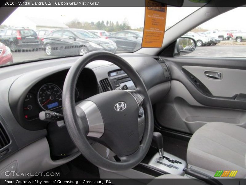 Carbon Gray Mist / Gray 2010 Hyundai Elantra GLS