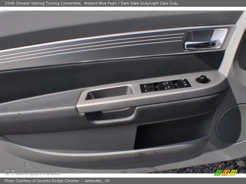 Modern Blue Pearl / Dark Slate Gray/Light Slate Gray 2008 Chrysler Sebring Touring Convertible