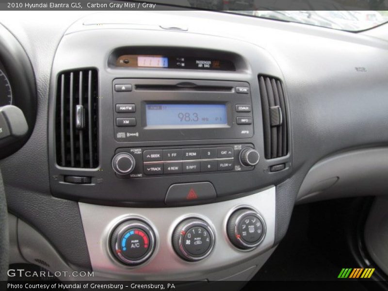 Carbon Gray Mist / Gray 2010 Hyundai Elantra GLS