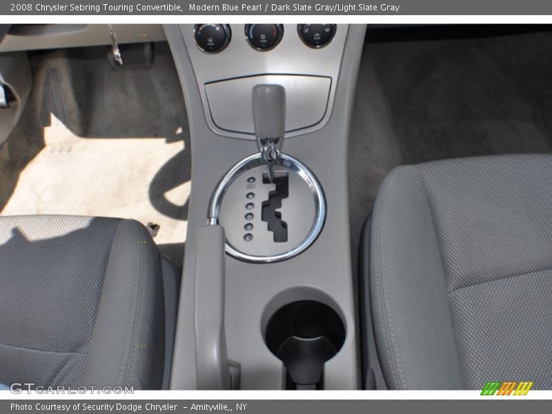 Modern Blue Pearl / Dark Slate Gray/Light Slate Gray 2008 Chrysler Sebring Touring Convertible
