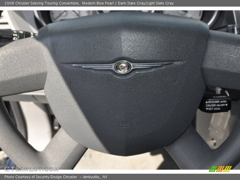 Modern Blue Pearl / Dark Slate Gray/Light Slate Gray 2008 Chrysler Sebring Touring Convertible