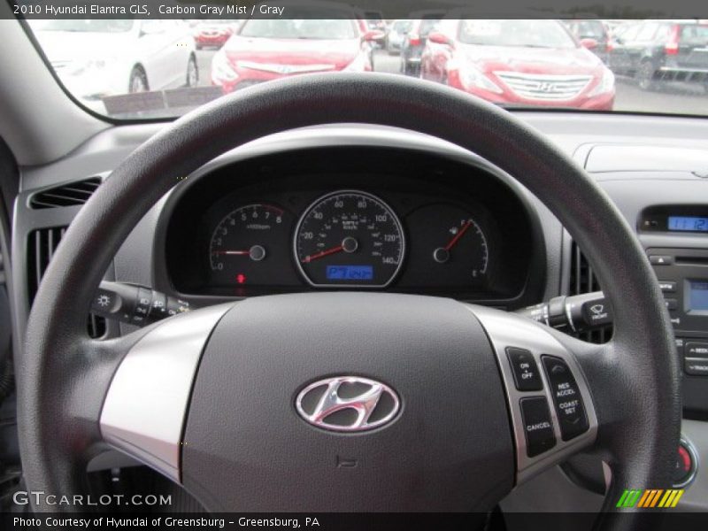 Carbon Gray Mist / Gray 2010 Hyundai Elantra GLS