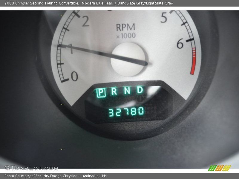 Modern Blue Pearl / Dark Slate Gray/Light Slate Gray 2008 Chrysler Sebring Touring Convertible