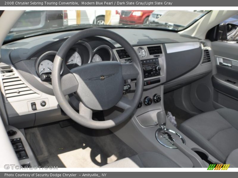 Modern Blue Pearl / Dark Slate Gray/Light Slate Gray 2008 Chrysler Sebring Touring Convertible