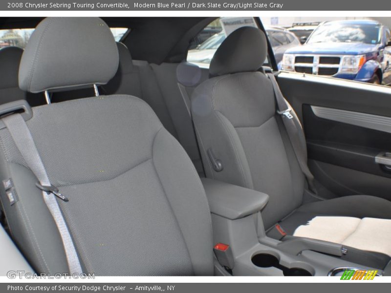 Modern Blue Pearl / Dark Slate Gray/Light Slate Gray 2008 Chrysler Sebring Touring Convertible