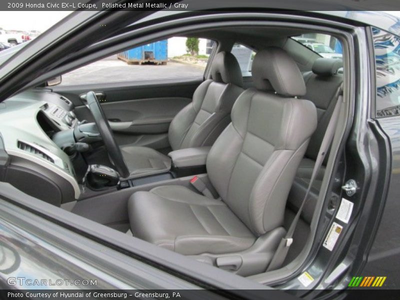Polished Metal Metallic / Gray 2009 Honda Civic EX-L Coupe