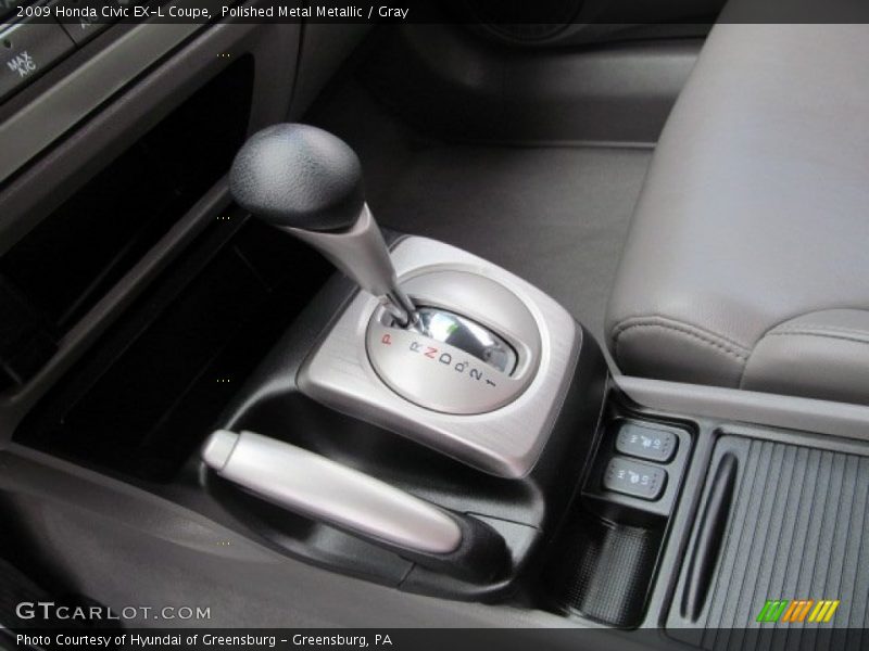 Polished Metal Metallic / Gray 2009 Honda Civic EX-L Coupe