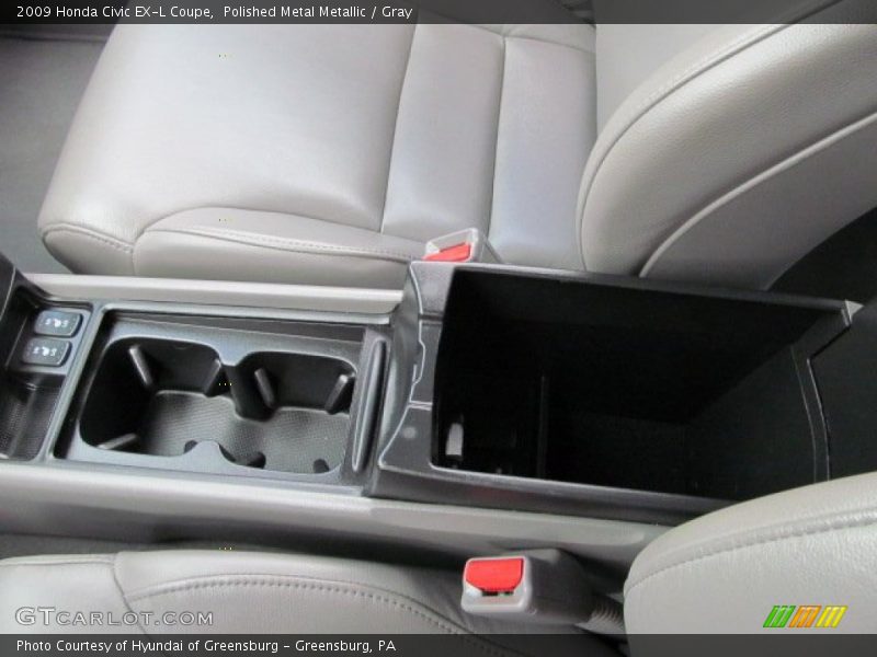 Polished Metal Metallic / Gray 2009 Honda Civic EX-L Coupe