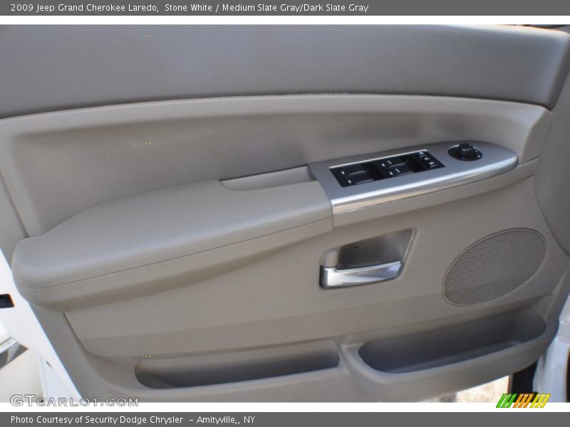 Stone White / Medium Slate Gray/Dark Slate Gray 2009 Jeep Grand Cherokee Laredo