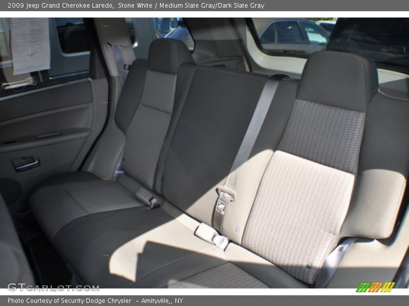 Stone White / Medium Slate Gray/Dark Slate Gray 2009 Jeep Grand Cherokee Laredo