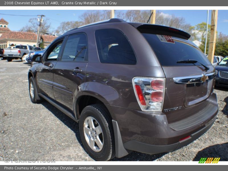 Granite Gray Metallic / Dark Gray 2008 Chevrolet Equinox LT AWD