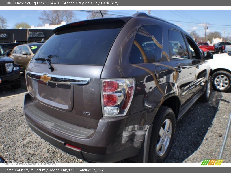 Granite Gray Metallic / Dark Gray 2008 Chevrolet Equinox LT AWD
