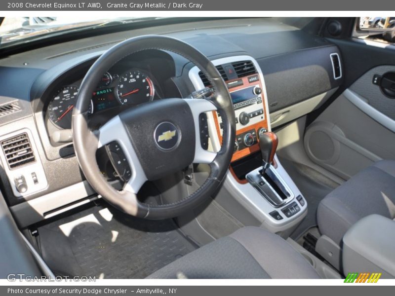 Granite Gray Metallic / Dark Gray 2008 Chevrolet Equinox LT AWD