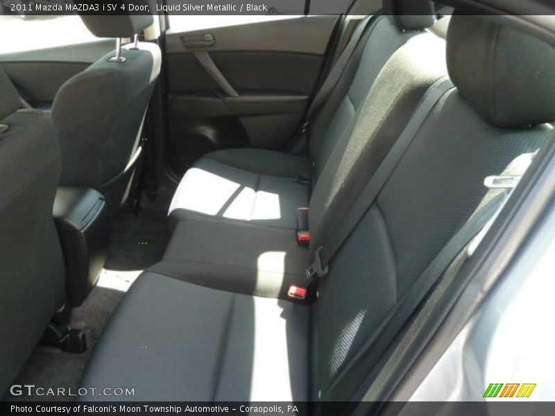 Liquid Silver Metallic / Black 2011 Mazda MAZDA3 i SV 4 Door