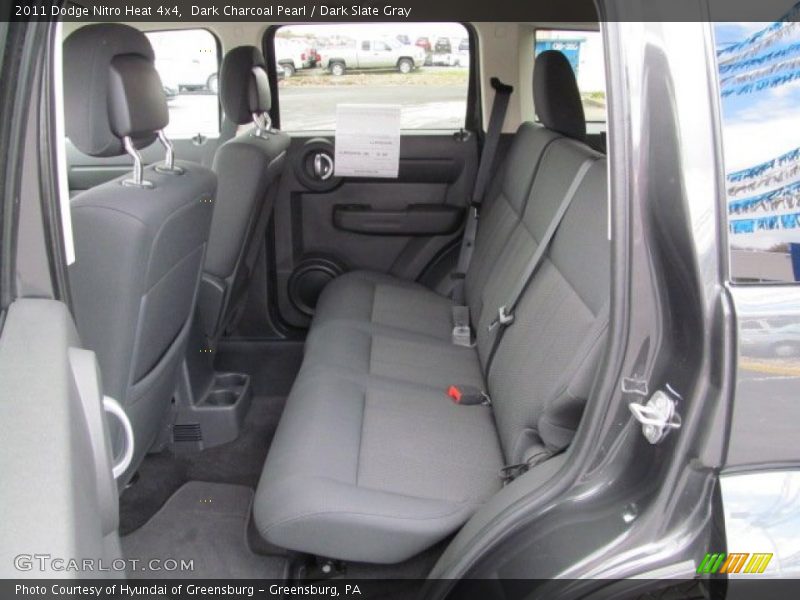Rear Seat of 2011 Nitro Heat 4x4