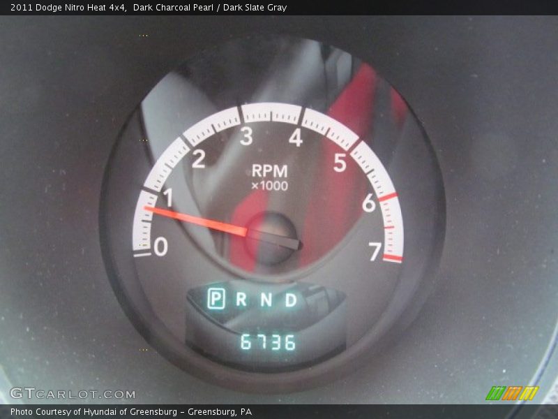 Dark Charcoal Pearl / Dark Slate Gray 2011 Dodge Nitro Heat 4x4