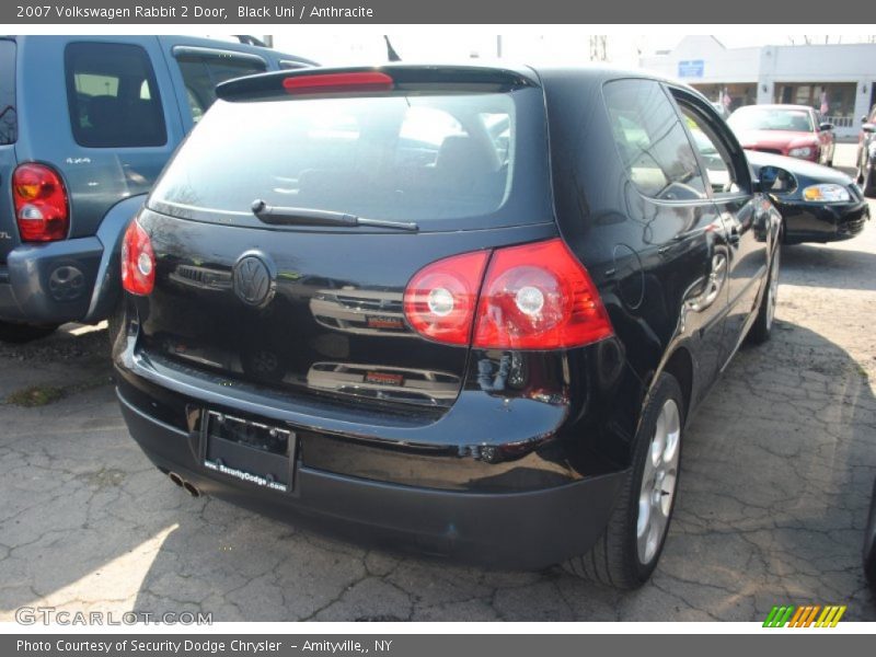 Black Uni / Anthracite 2007 Volkswagen Rabbit 2 Door