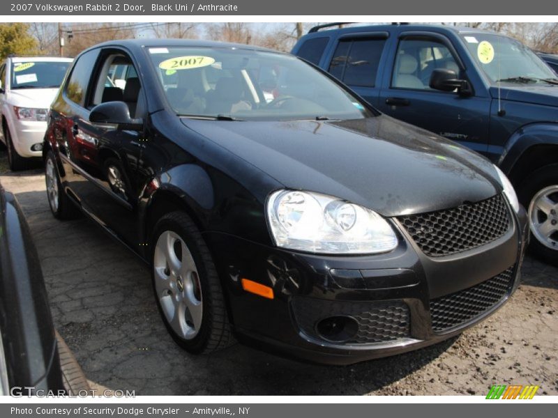 Black Uni / Anthracite 2007 Volkswagen Rabbit 2 Door