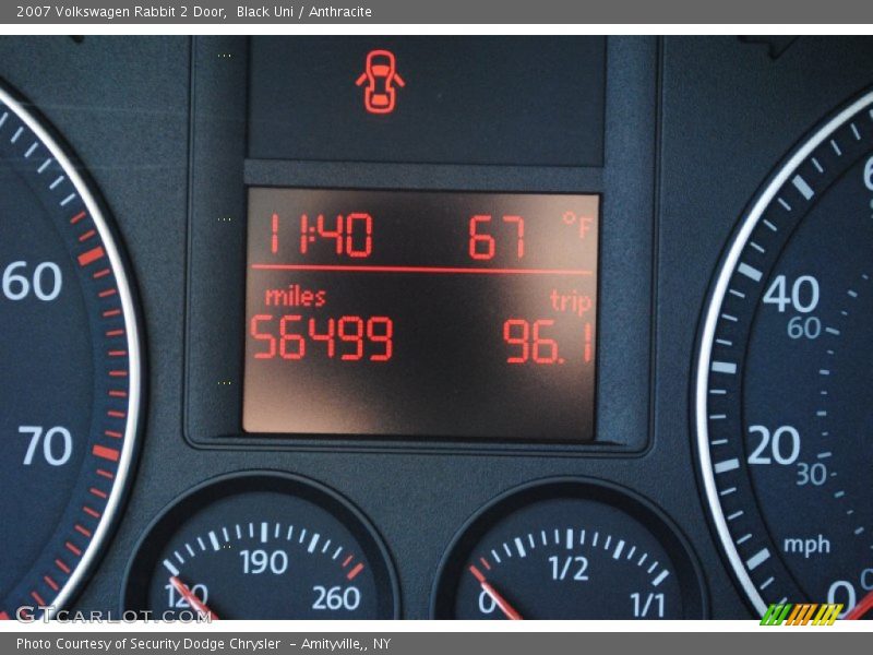 Black Uni / Anthracite 2007 Volkswagen Rabbit 2 Door