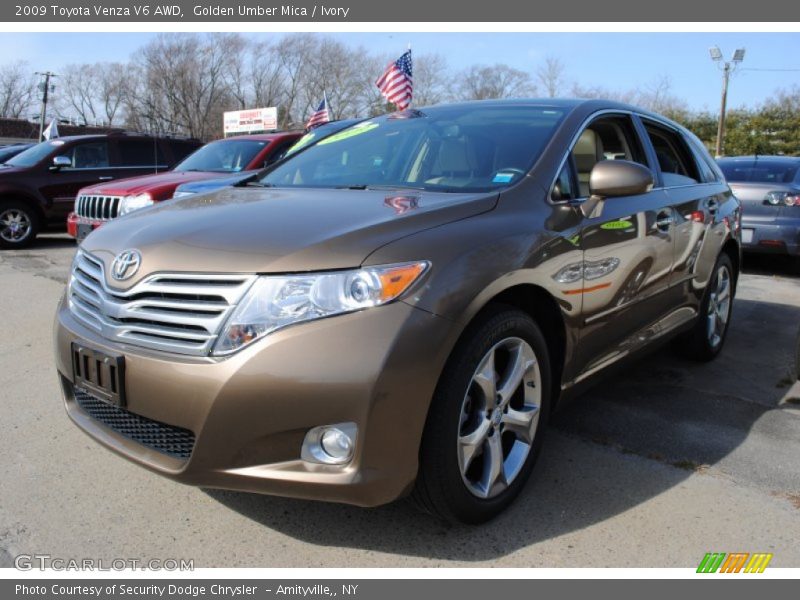 Golden Umber Mica / Ivory 2009 Toyota Venza V6 AWD