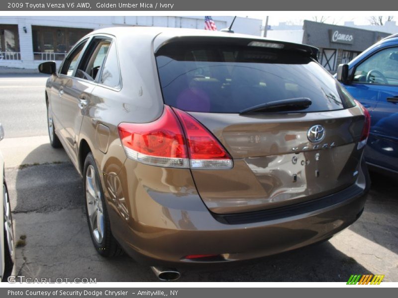 Golden Umber Mica / Ivory 2009 Toyota Venza V6 AWD