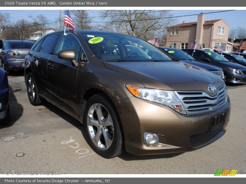 Golden Umber Mica / Ivory 2009 Toyota Venza V6 AWD