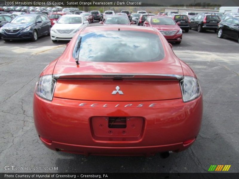 Sunset Orange Pearlescent / Dark Charcoal 2006 Mitsubishi Eclipse GS Coupe