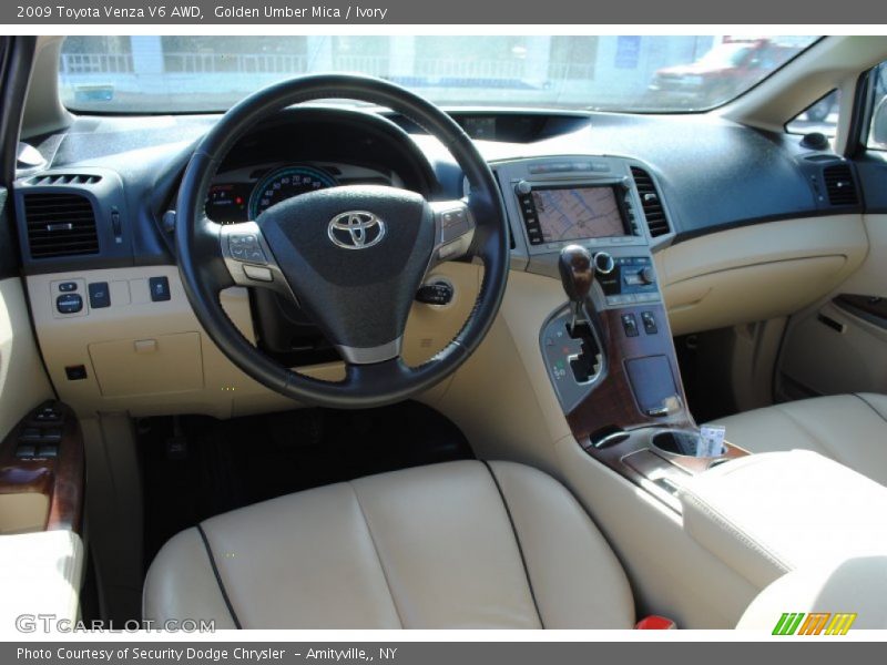 Golden Umber Mica / Ivory 2009 Toyota Venza V6 AWD