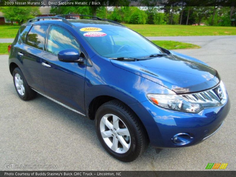 Deep Sapphire Metallic / Black 2009 Nissan Murano SL