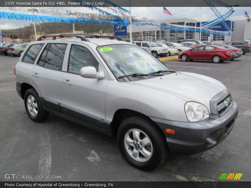 Pewter Gray / Gray 2005 Hyundai Santa Fe GLS 4WD