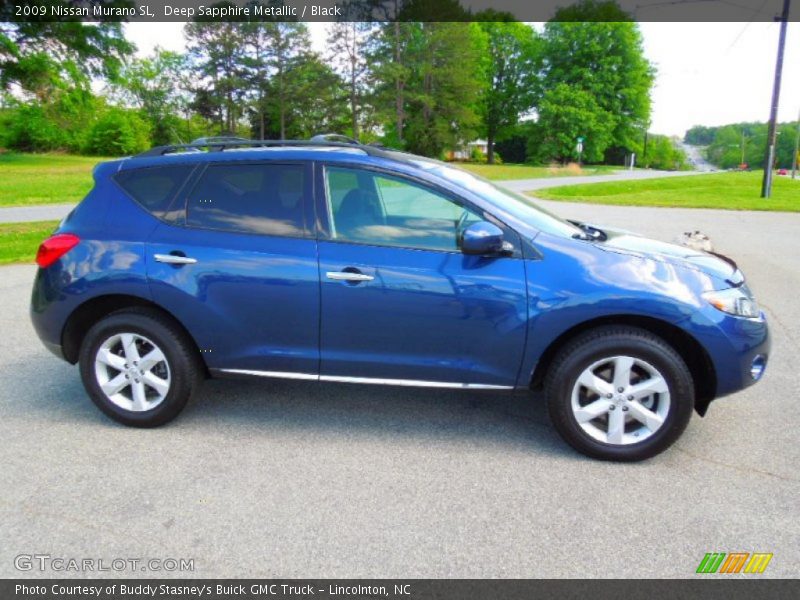 Deep Sapphire Metallic / Black 2009 Nissan Murano SL