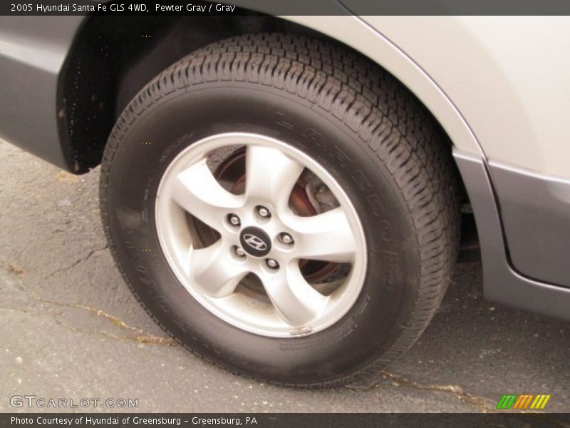 Pewter Gray / Gray 2005 Hyundai Santa Fe GLS 4WD
