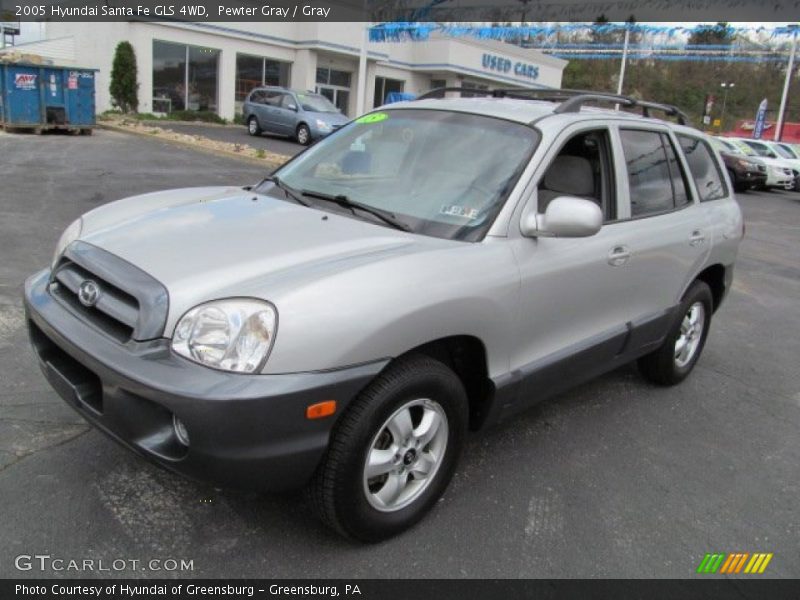 Pewter Gray / Gray 2005 Hyundai Santa Fe GLS 4WD