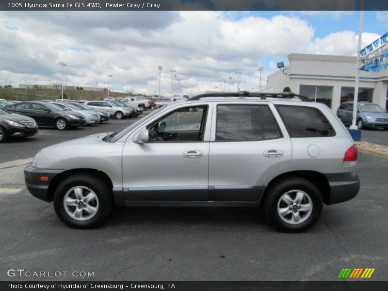 Pewter Gray / Gray 2005 Hyundai Santa Fe GLS 4WD