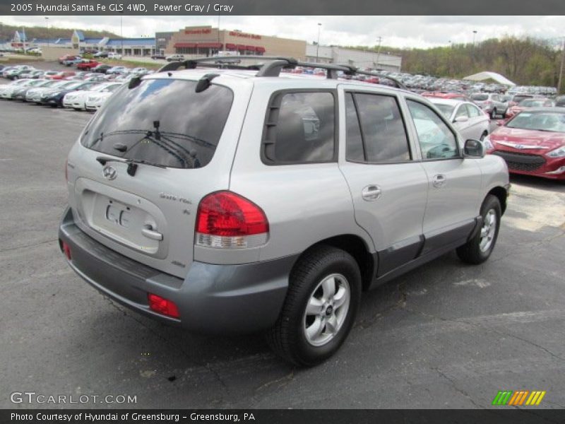 Pewter Gray / Gray 2005 Hyundai Santa Fe GLS 4WD