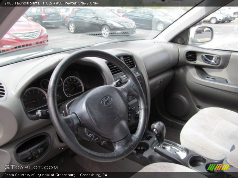 Pewter Gray / Gray 2005 Hyundai Santa Fe GLS 4WD