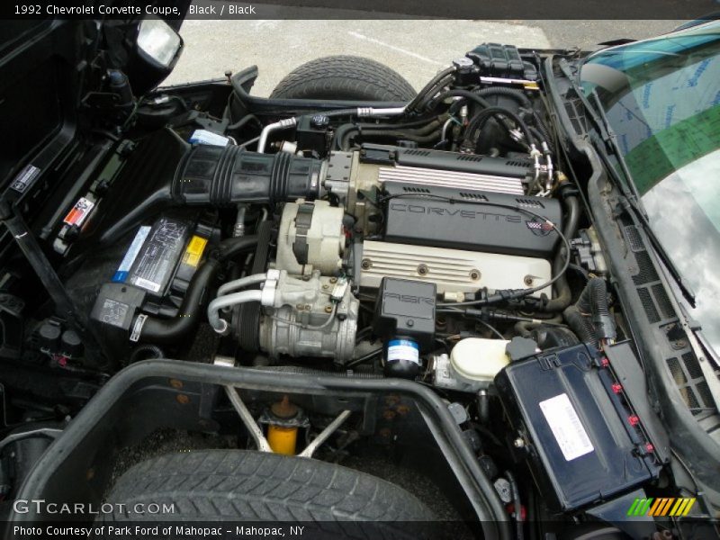 Black / Black 1992 Chevrolet Corvette Coupe
