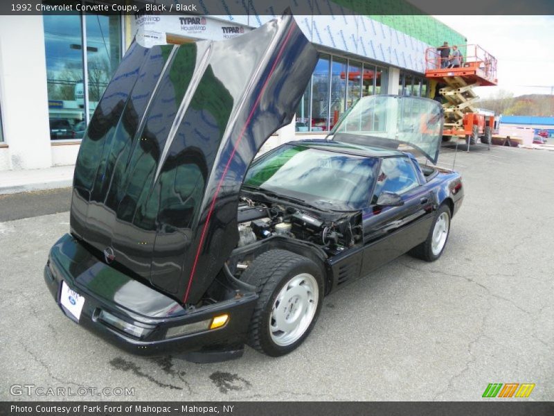 Black / Black 1992 Chevrolet Corvette Coupe