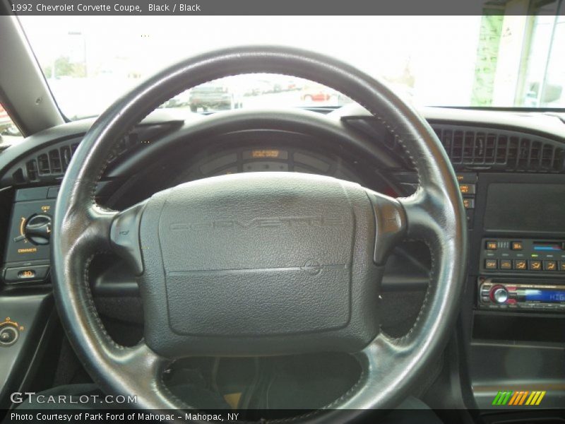 Black / Black 1992 Chevrolet Corvette Coupe