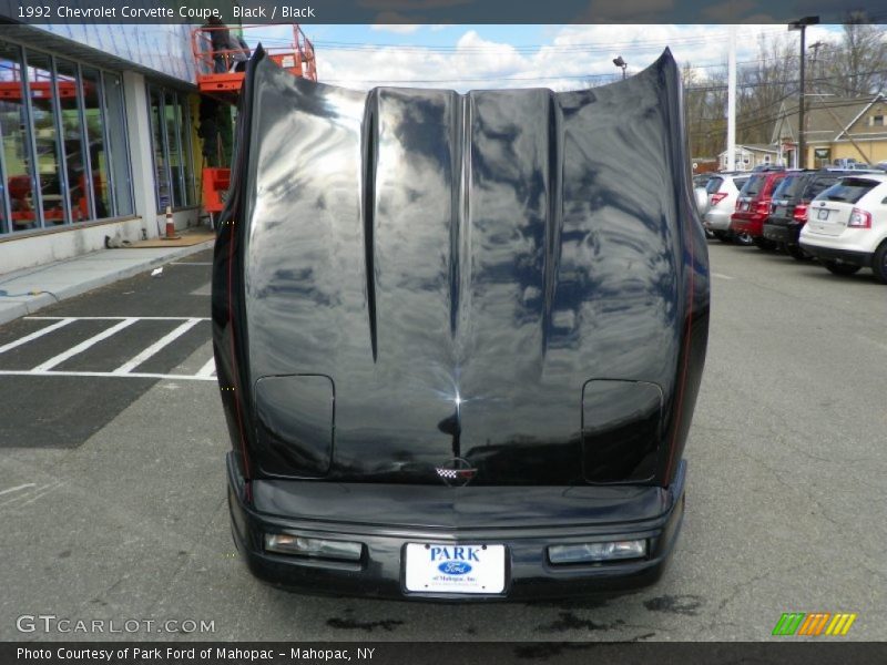 Black / Black 1992 Chevrolet Corvette Coupe