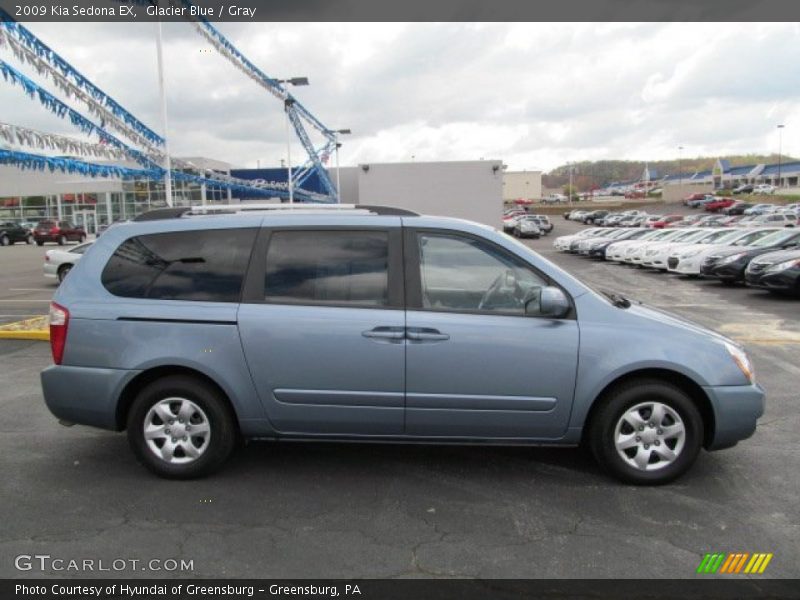Glacier Blue / Gray 2009 Kia Sedona EX