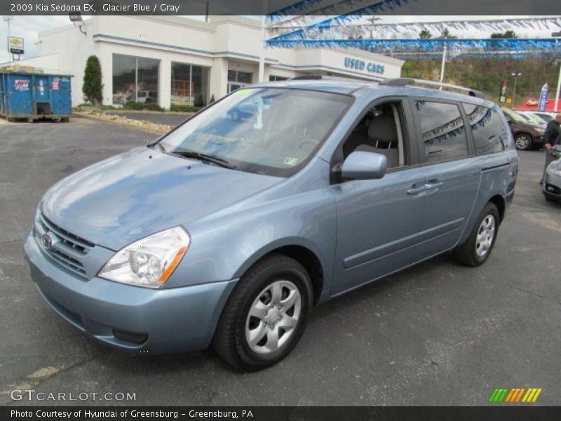 Glacier Blue / Gray 2009 Kia Sedona EX