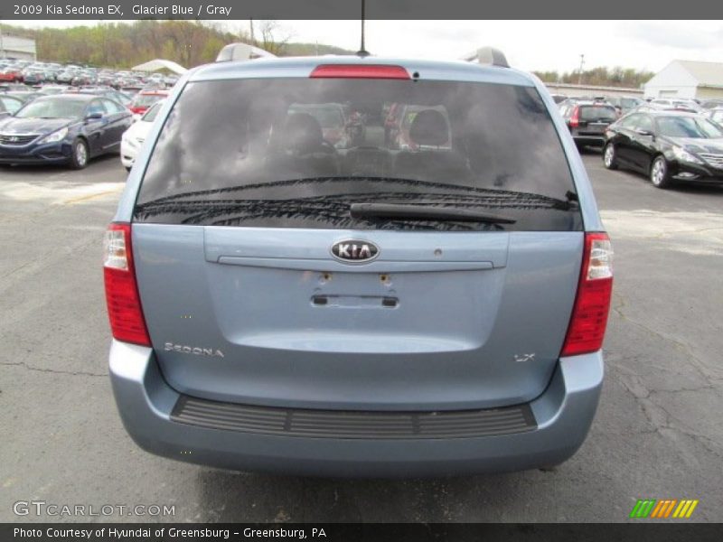 Glacier Blue / Gray 2009 Kia Sedona EX