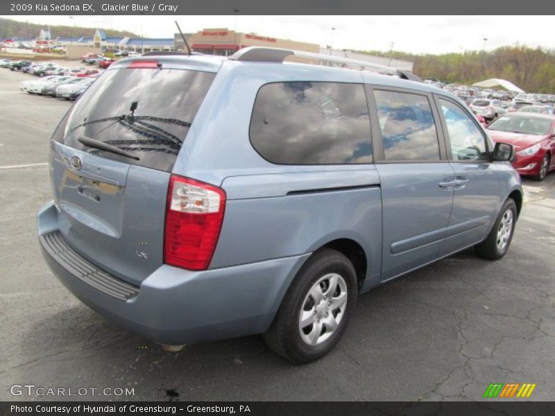 Glacier Blue / Gray 2009 Kia Sedona EX